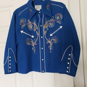 H BAR C vintage western wear with classic embroidery that symbolizes H BAR C